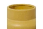 16", 12" Yellow Stacked Circle Vases Set Of 2 - Detail