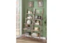 Bucknell Natural Oak Leaning Bookcase - Room