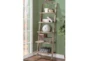 Bucknell Natural Oak Leaning Bookcase - Signature
