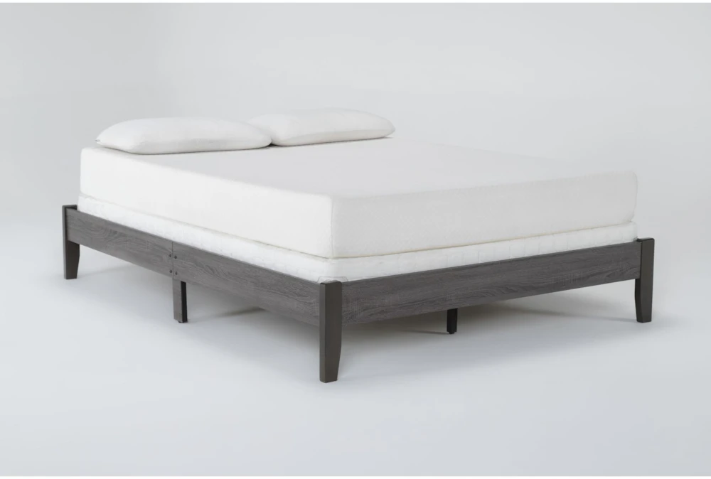 Sterling Grey Queen Wood Platform Bed