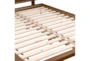 Evan Pecan King Wood Platform Bed - Detail