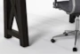 Jaxon Corner Desk + Moby Grey Low Back Rolling Office Chair - Detail