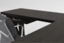 Jaxon Corner Desk + Moby Grey Low Back Rolling Office Chair - Detail