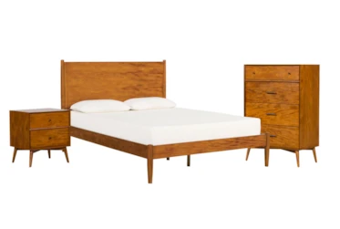 Alton Cherry 3 Piece Full Bedroom Set