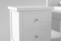 Larkin White Twin Wood Storage 3 Piece Bedroom Set With 2 Nightstands - Detail