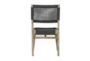 Weave Dark Grey Dining Chair Set Of 2 - Back