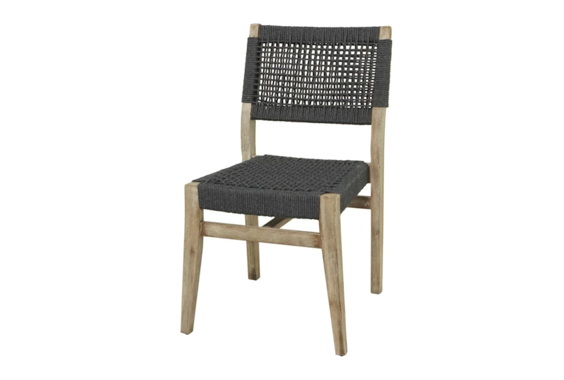 Weave Dark Grey Dining Chair Set Of 2 - 360