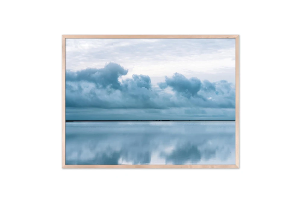40X30 Michael Schauer Cloud Gazing With Maple Frame