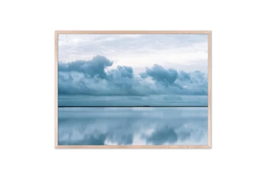 60X40 Michael Schauer Cloud Gazing With Maple Frame