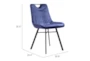 Paige Blue Contract Grade Dining Chair Set Of 2 - Detail