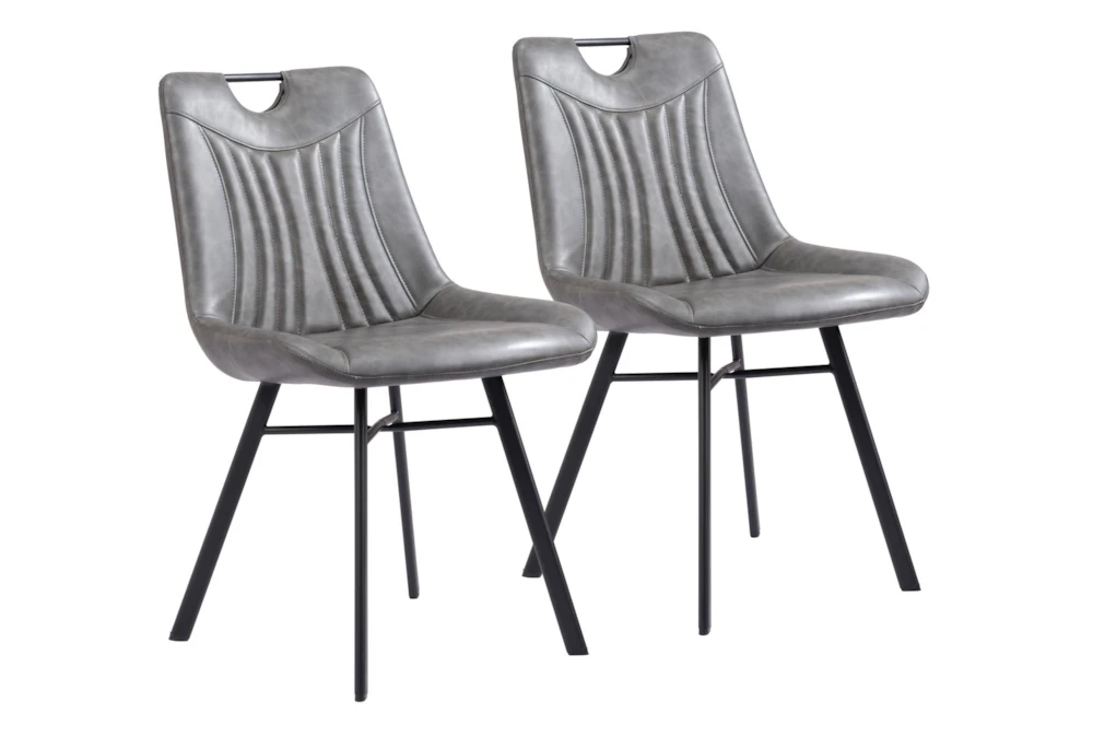 Paige Grey Contract Grade Dining Chair Set Of 2
