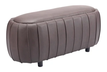 Upholstered Brown Bench