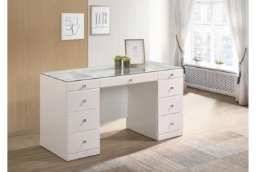 Ava White Vanity Table
