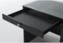 Mya Black Vanity Table + Stool - Detail