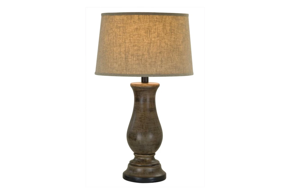 31 Inch Light Sand Brown Urn Style Table Lamp