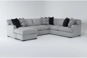 Merion 134" 2 Piece Left Arm Facing Sofa Sectional With Reversible Chaise