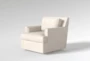 Roam Sand 36" Swivel Glider Accent Chair - Side
