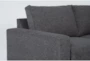 Araceli II Pewter 140" 4 Piece Sectional with Right Arm Facing Chaise - Detail