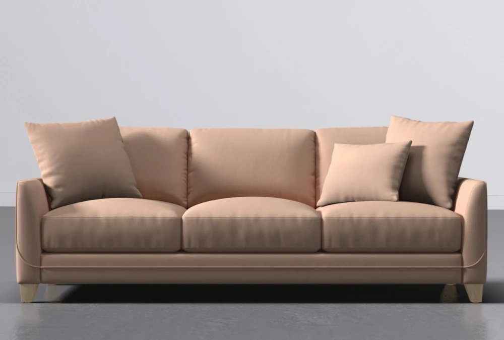 Japandi Blush Pink 93" Sofa