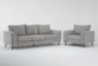 Canela II Dove 2 Piece Sofa & Chair Set - Signature