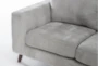 Canela II Dove 114" 2 Piece Sectional with Right Arm Facing Corner Chaise - Detail