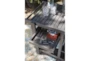 Kail Gray Outdoor Serving Bar Cart - Detail