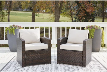 Brooke Outdoor Lounge Chairs Set Of 2