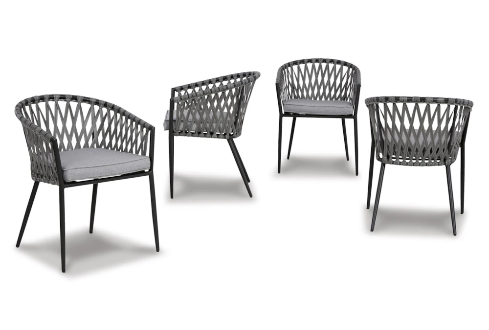 Palm Bliss Outdoor Dining Chairs Set Of 4