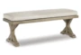 Beachside Outdoor Bench With Cushion - Signature