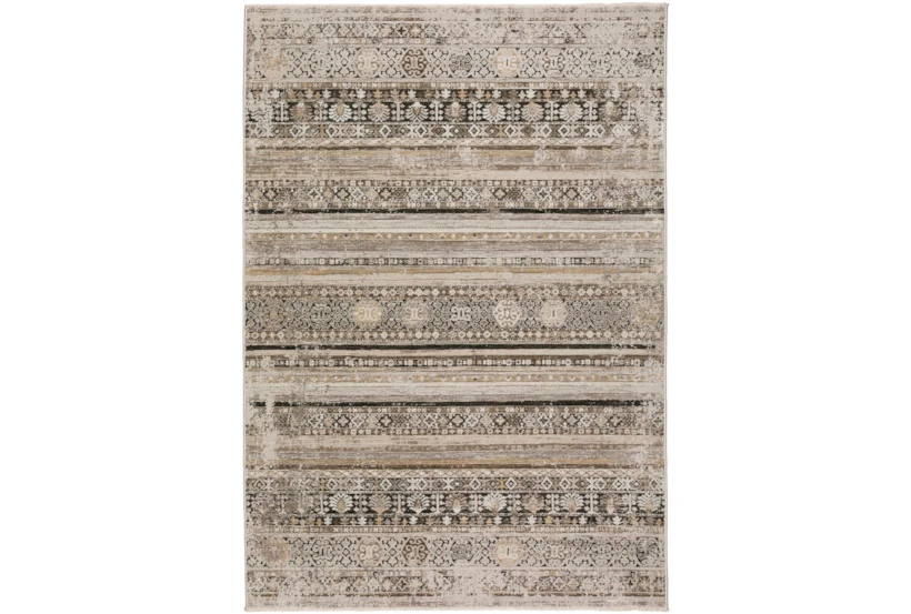 7'10"X10' Rug-Ivan Traditional Bands Taupe - 360