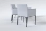 Ravelo Outdoor Upholstered Dining Chairs Set Of 4 - Side
