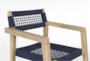 Crew Navy Outdoor Dining Chairs Set Of 4 - Detail