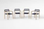 Crew Navy Outdoor Dining Chairs Set Of 4 - Signature