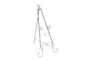 23X49 Black Metal Traditional Easel With Chain Support - Signature