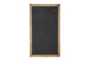 28X48 Light Brown Wood Bohemian Wall Mirror - Back