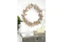28X28 Gold Metal Round 3D Butterfly Wall Mirror - Room