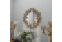 28X28 Gold Metal Round 3D Butterfly Wall Mirror - Room