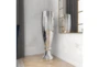 13X48 Silver Polystone Glam Vase With Mosaic Mirror Inlay - Room