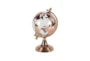 11 Inch Copper Aluminum Globe With Glass Globe - Front