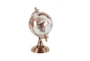 11 Inch Copper Aluminum Globe With Glass Globe - Signature