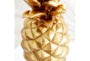 14 Inch Gold Polystone Pineapple Fruit Sculpture - Room