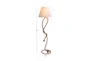 63 Inch Brown Dried Plant Rustic Floor Lamp - Front