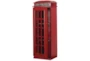 30 Inch Red Wood Telephone Booth Cd Holder - Signature