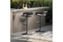 Portofino Espresso Comfort Aluminum Outdoor Barstools Set Of 2 - Room