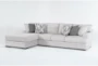 Arlen Sterling 2 Piece Sectional with Right Arm Facing Sofa & Left Arm Facing Chaise - Signature