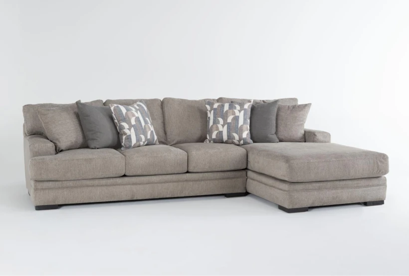 Arlen Marble 2 Piece Sectional with Left Arm Facing Sofa & Right Arm Facing Chaise - 360