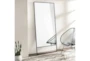 35X75 Black Minimalist Frame Floor Leaner Mirror - Room