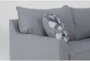 Jaylen Cement 2 Piece 74" Sofa & Chaise Set - Detail