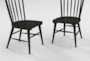 Magnolia Home Bungalow Black Modern Farmhouse Dining Side Chair Set Of 2 By Joanna Gaines - Detail