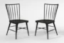 Magnolia Home Bungalow Black Modern Farmhouse Dining Side Chair Set Of 2 By Joanna Gaines - Signature